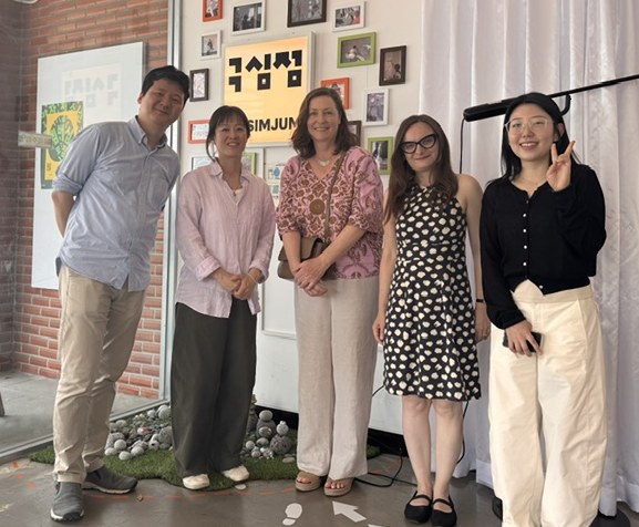GCCYD team with creativity researcher Zorana Ivcevic Pringle at the Haja Center in Seoul — connecting research and practice in creative youth development